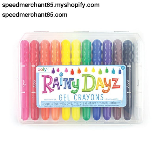 OOLY Rainy Dayz Gel Crayons (133-48) - Office Supplies >