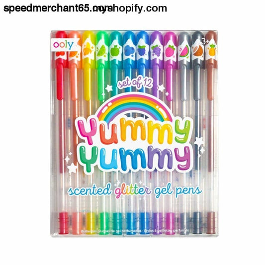 Ooly Yummy Scented Glitter Gel Pens Set of 12 Multicolor for