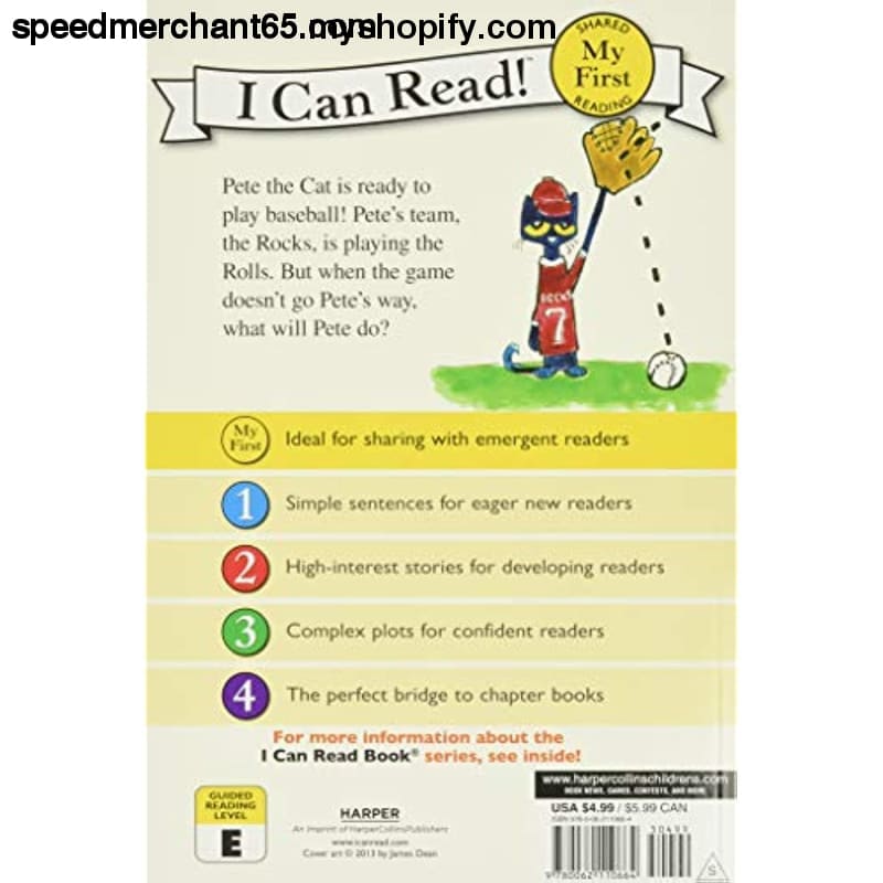 Pete the Cat: Play Ball! (My First I Can Read) - Paperback >