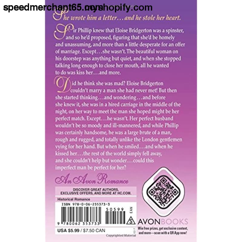 To Sir Phillip With Love (Bridgertons Book 5) - Mass Market