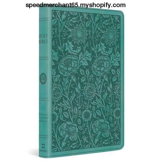 ESV Premium Gift Bible (TruTone Teal Floral Design) -