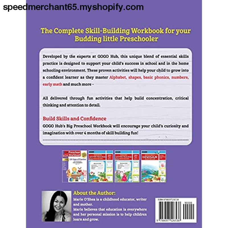 Big Preschool Workbook: Ages 2-5 140+ Worksheets of PreK