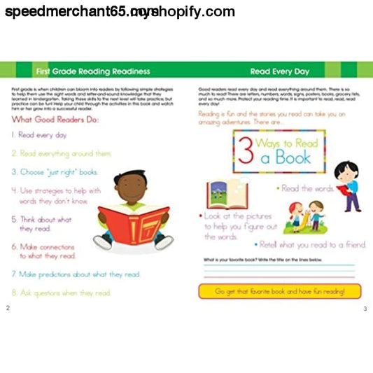 Ready to Learn: First Grade Reading Workbook: Sight Words