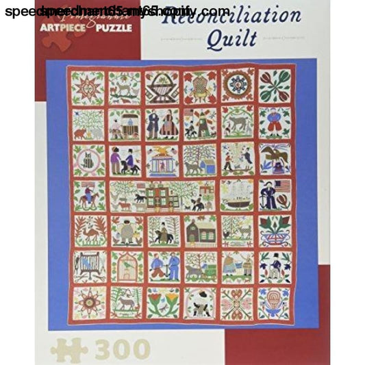 Reconciliation Quilt 300-Piece Jigsaw Puzzle - Hardcover >