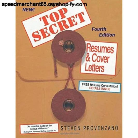 Top Secret Resumes and Cover Letters [Paperback] Provenzano