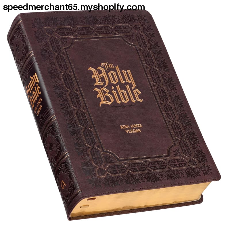 KJV Study Bible Large Print King James Version Holy Thumb