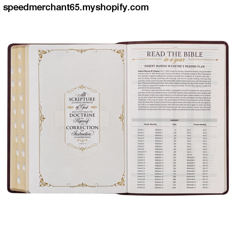 KJV Study Bible Large Print King James Version Holy Thumb
