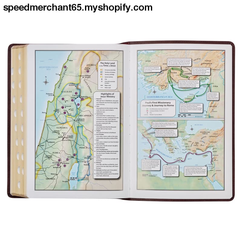 KJV Study Bible Large Print King James Version Holy Thumb