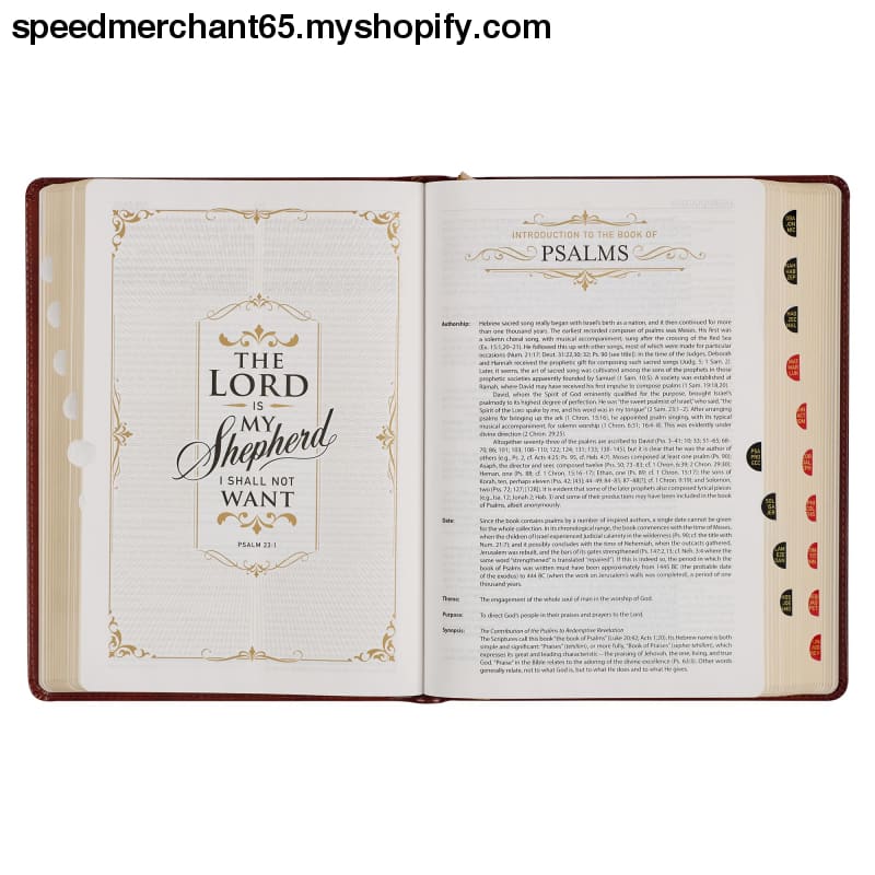 KJV Study Bible Standard King James Version Holy Thumb Tabs
