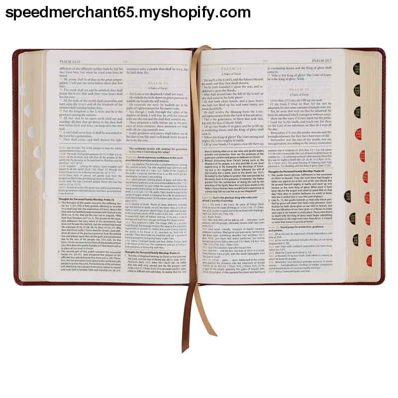 KJV Study Bible Standard King James Version Holy Thumb Tabs