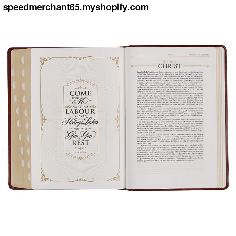 KJV Study Bible Standard King James Version Holy Thumb Tabs