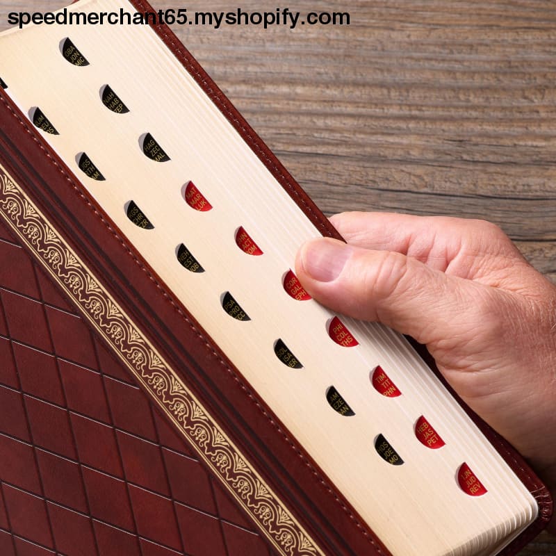 KJV Study Bible Standard King James Version Holy Thumb Tabs