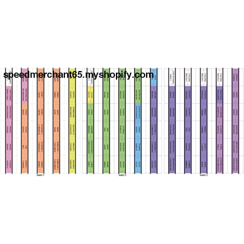 tabbies Rainbow Spanish Catholic Bible Indexing Tabs Old &