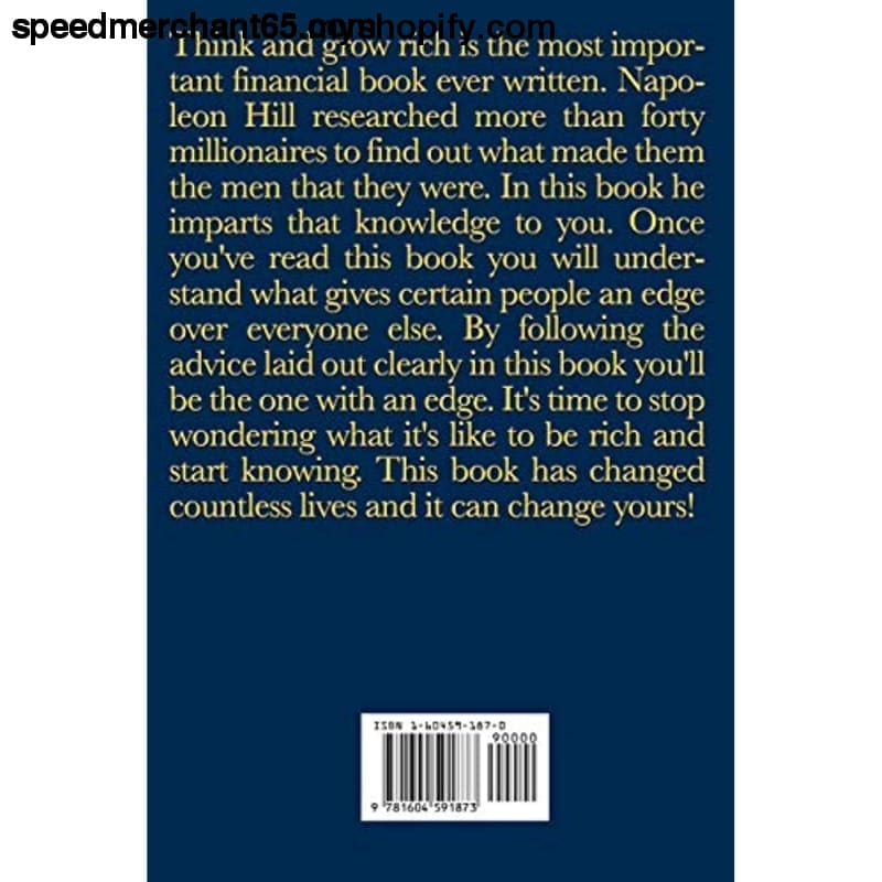 Think and Grow Rich - Media > Books