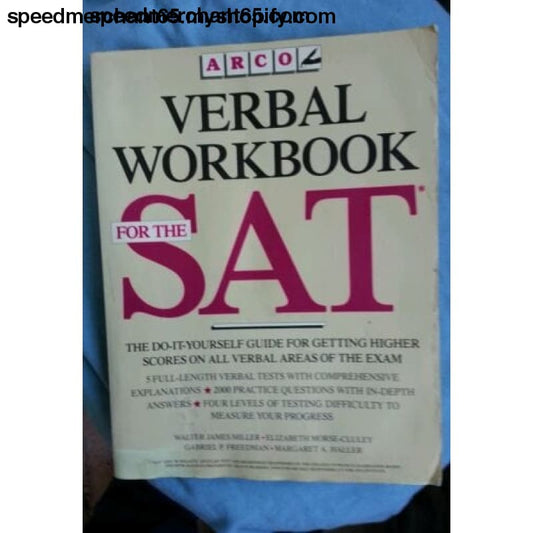 Verbal workbook for the SAT FREEDMAN ET AL - Paperback >