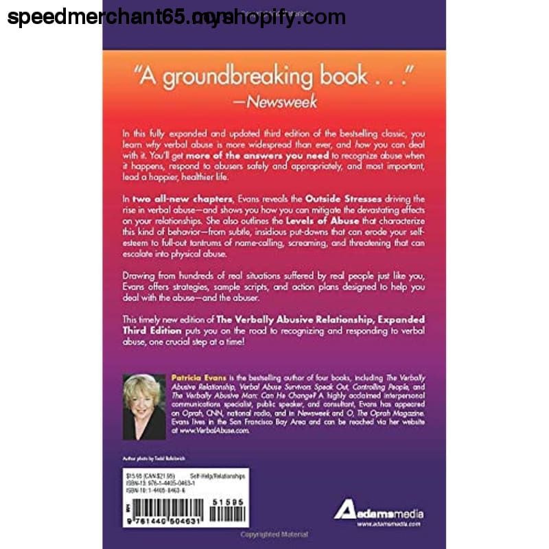 The Verbally Abusive Relationship Expanded Third Edition: