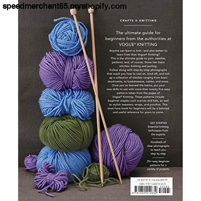 Vogue Knitting The Learn-to-Knit Book [Flexibound] magazine