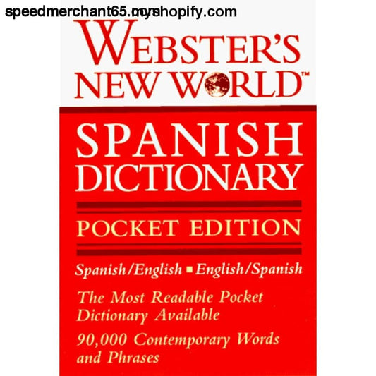 Webster’s New World Spanish Dictionary - Paperback > Books